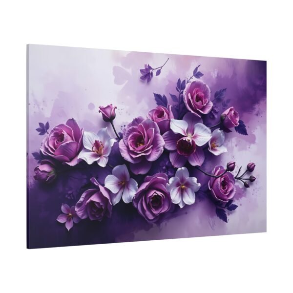 Romantic Floral Bouquet Canvas Art - Soft and Dreamy Wall Decor - Image 4