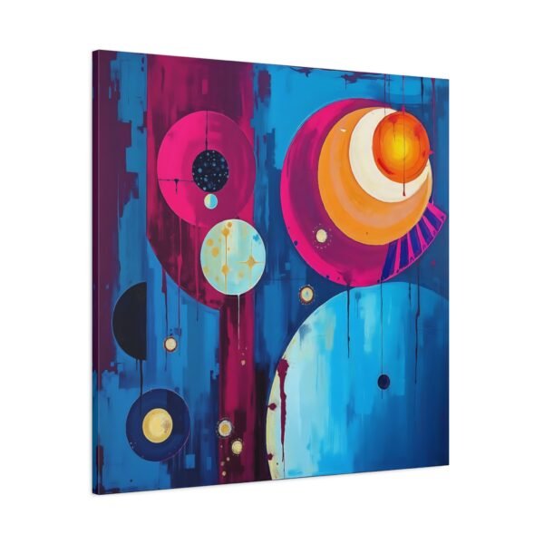 Vibrant Abstract Shapes Canvas Art - Joyful and Modern Wall Decor - Image 4