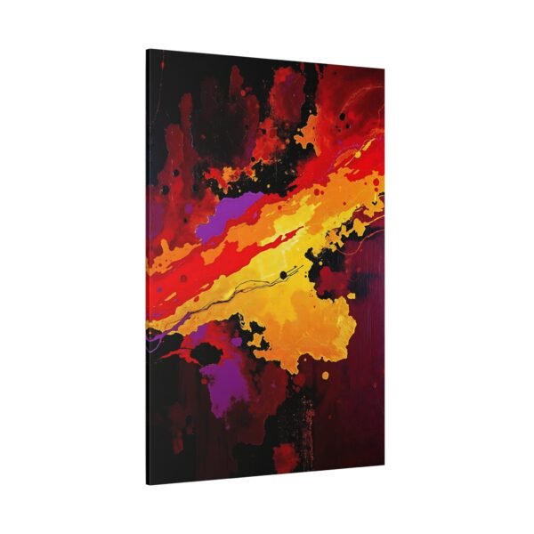 Dramatic Abstract Expressionism Canvas Print - Intense Modern Art - Image 4