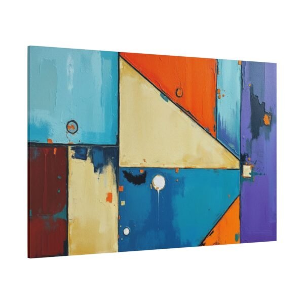 Abstract Geometric Canvas Print - Modern Art with Bold Colors and Shapes - Image 4