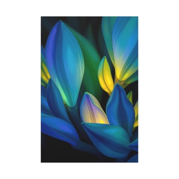 Tranquil Floral Canvas Art - Calm and Serene Wall Decor - Image 3