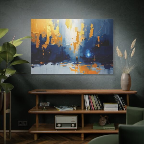 Journey Through the Abstract Cosmos - Canvas art Print - Image 5