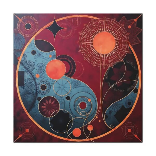 Meditative Mandala Canvas Art - Calming and Centering Wall Decor - Image 3
