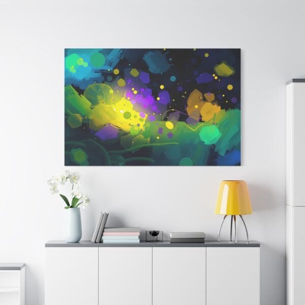 Vibrant Abstract Canvas Art - Joyful and Energetic Wall Decor - Image 2