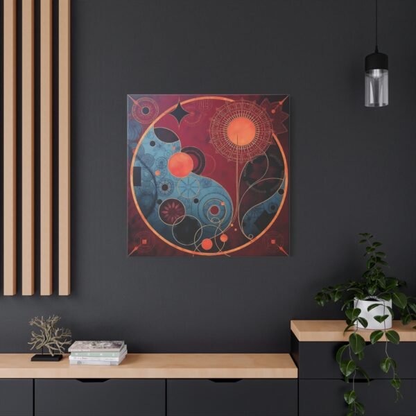 Meditative Mandala Canvas Art - Calming and Centering Wall Decor - Image 5