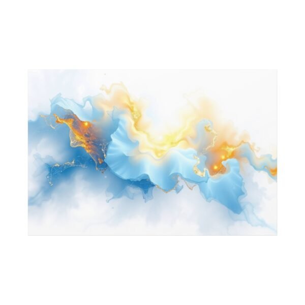 Luminescent Realm Canvas Art Print - Modern Wall Decor - Image 3