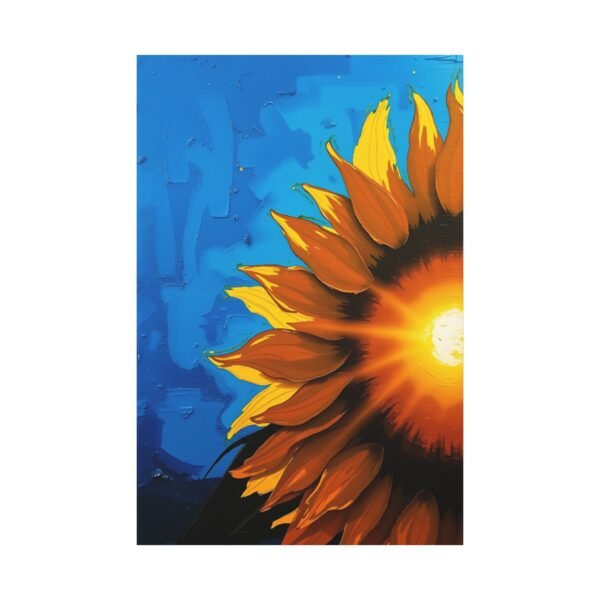 Joyful Sunflower Canvas Art Print - Uplifting and Inspiring Wall Decor - Image 3