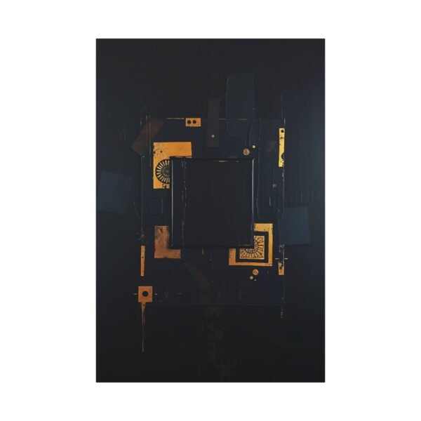 Modern Industrial Canvas Art - Bold and Edgy Wall Decor - Image 3