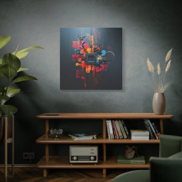 Contemplative Abstract Canvas Art - Modern and Thought-Provoking Wall Decor - Image 5