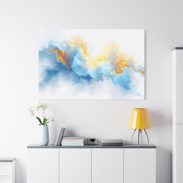 Luminescent Realm Canvas Art Print - Modern Wall Decor - Image 2