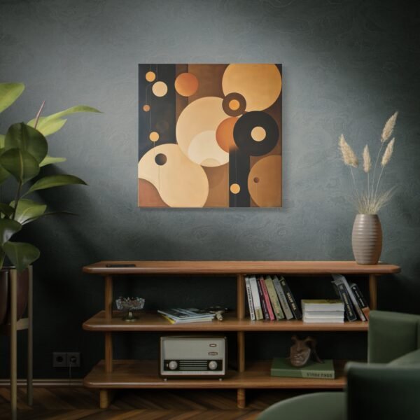 Harmonious Circles Canvas Art - Calm and Balanced Wall Decor - Image 5