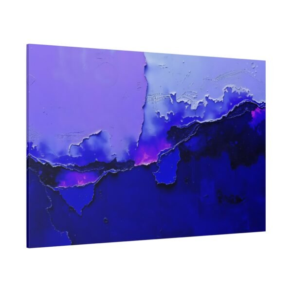 Navy Nightfall: Theatrical Light Canvas Art Digital Print - Image 4