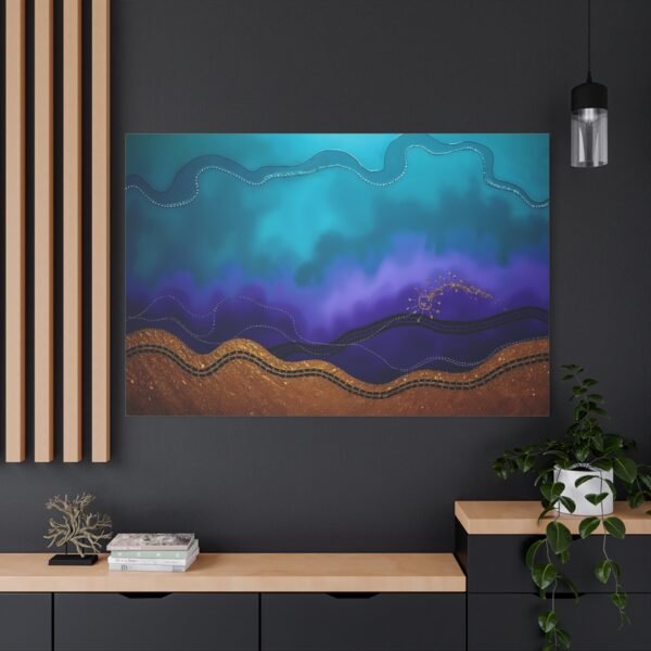 Serene Abstract Landscape Canvas Art - Calm and Inspiring Wall Decor - Image 5
