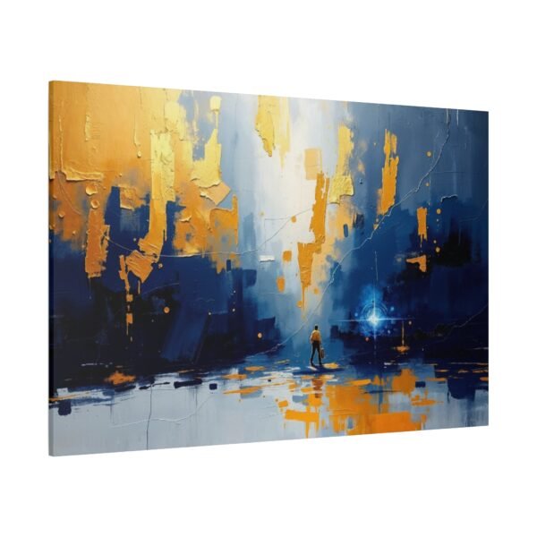 Journey Through the Abstract Cosmos - Canvas art Print - Image 4