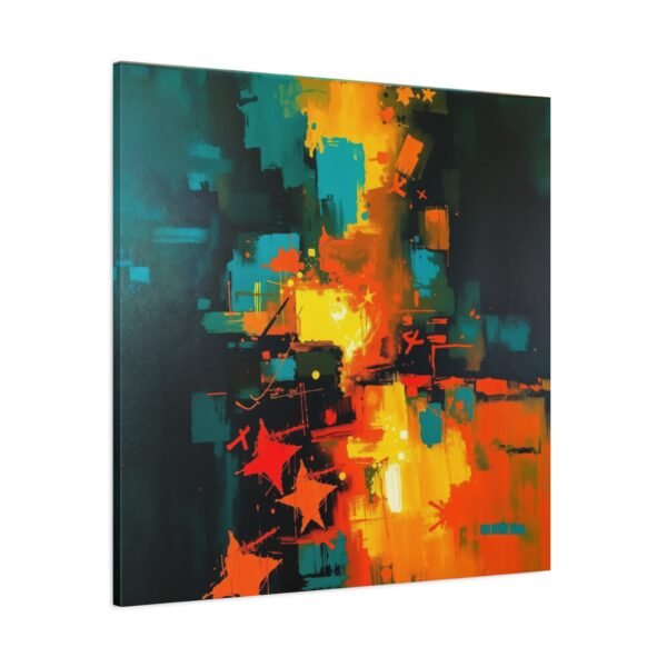 Vibrant Abstract Canvas Art - Colorful Wall Decor - Image 4