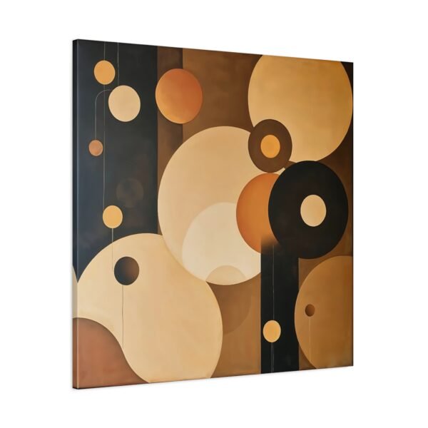 Harmonious Circles Canvas Art - Calm and Balanced Wall Decor - Image 4