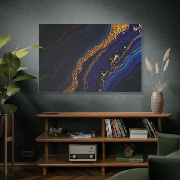 Elegant Abstract Flowing Lines Canvas Art - Calm and Inspiring Wall Decor - Image 5