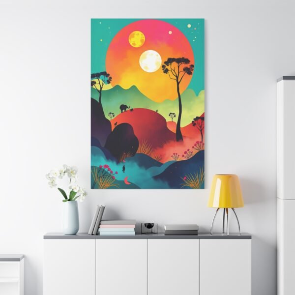 Dreamy Landscape Canvas Art - Magical and Whimsical Wall Decor - Image 2