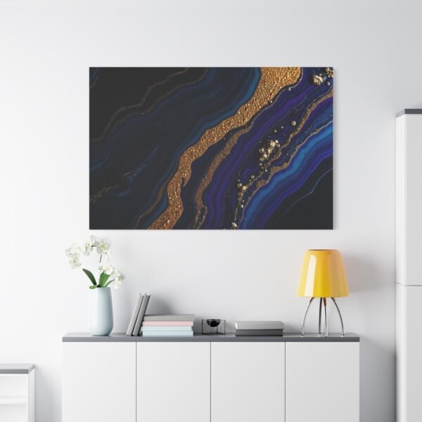 Elegant Abstract Flowing Lines Canvas Art - Calm and Inspiring Wall Decor - Image 2