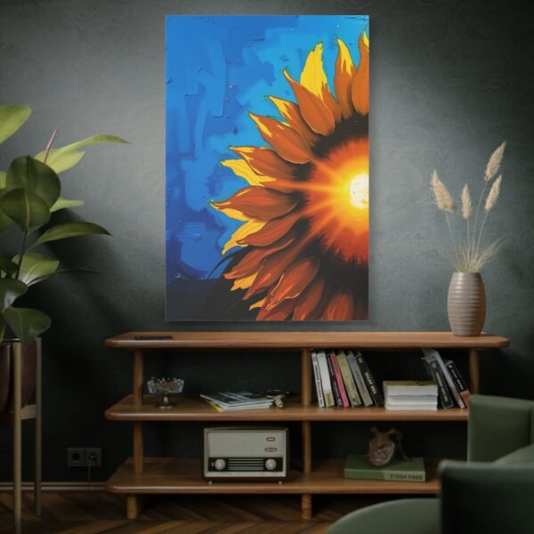 Joyful Sunflower Canvas Art Print - Uplifting and Inspiring Wall Decor - Image 5