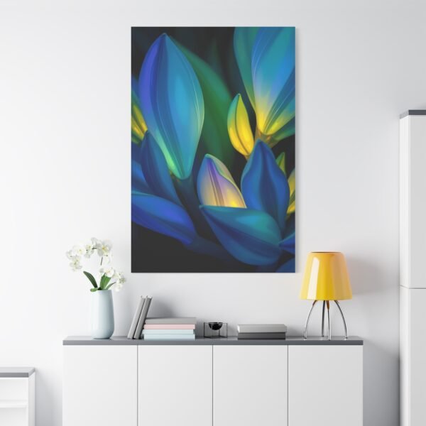 Tranquil Floral Canvas Art - Calm and Serene Wall Decor - Image 2