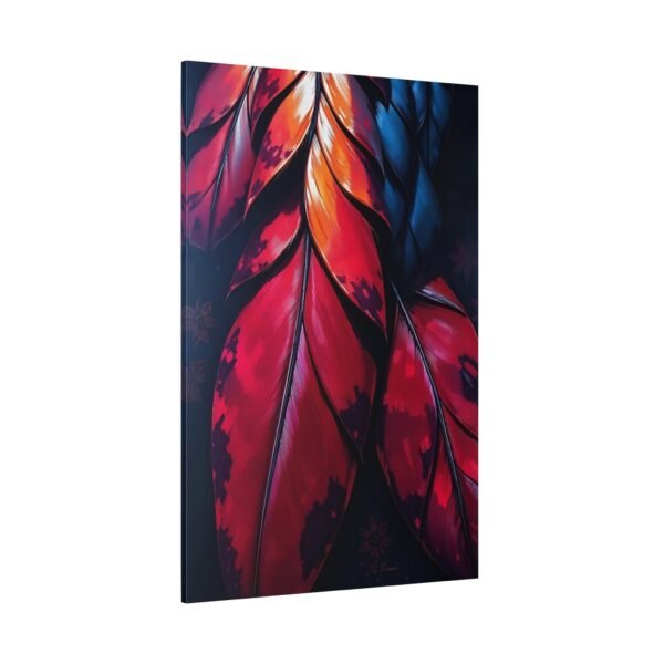 Bold Feather Canvas Art - Modern Natural Wall Decor - Image 3